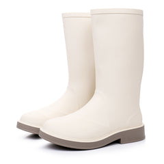 Women's Waterproof Non-slip Rain Boots Lightweight Rubber Shoes
