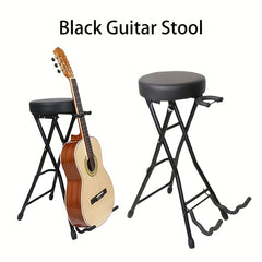 Retro Guitar Stand Stool Bracket Bass Musical Instrument Chair