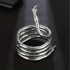 Gothic Snake Necklace Long Chunky Snake Wrap Collar For Women Girls