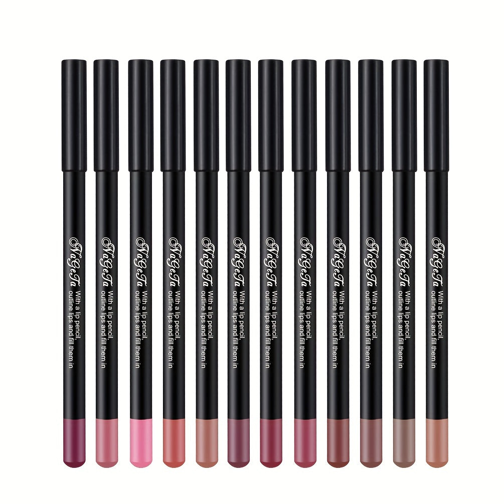 Matte Lip Liner Rich Rendering Waterproof Lip Gloss Pen