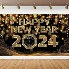 New Year Countdown Cloth Hanging Banner Party Decoration