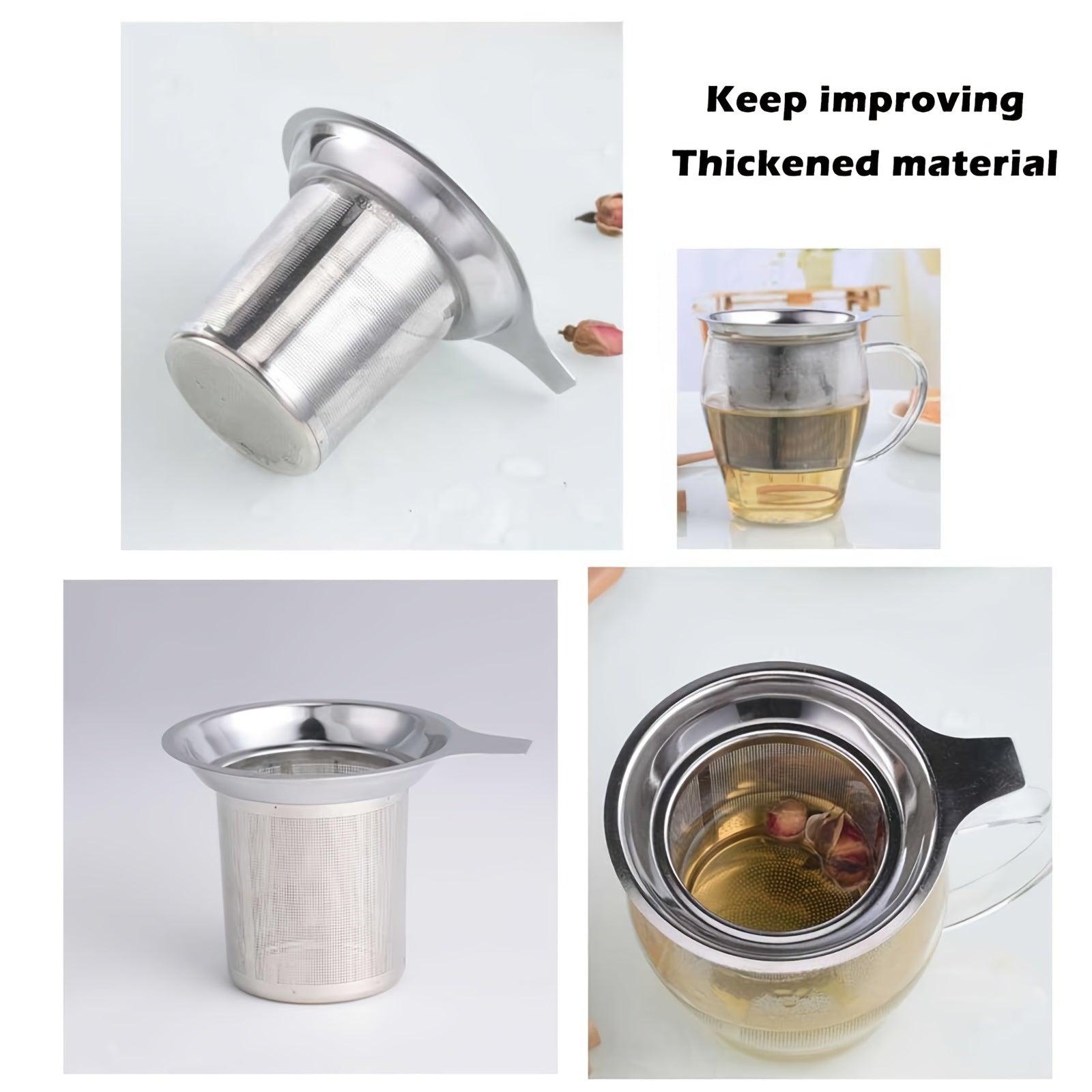 Stainless Steel Mesh Tea Infuser Reusable Teapot Mug Cup Tea Strainer