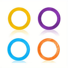 8pcs Soft Rubber Key Cap Cover Identifiers in 8 Assorted Colors