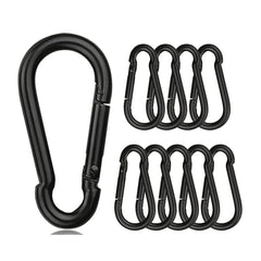 10pcs Aluminum Alloy Carabiner Keychain Hook