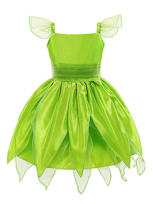 Green Princess Skirt Kids Birthday Christmas Party