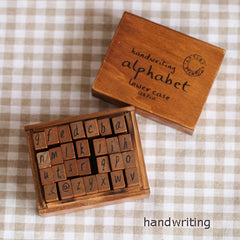 70pcs DIY Wooden Alphanumeric Stamps for Craft Card Making Happy Planner