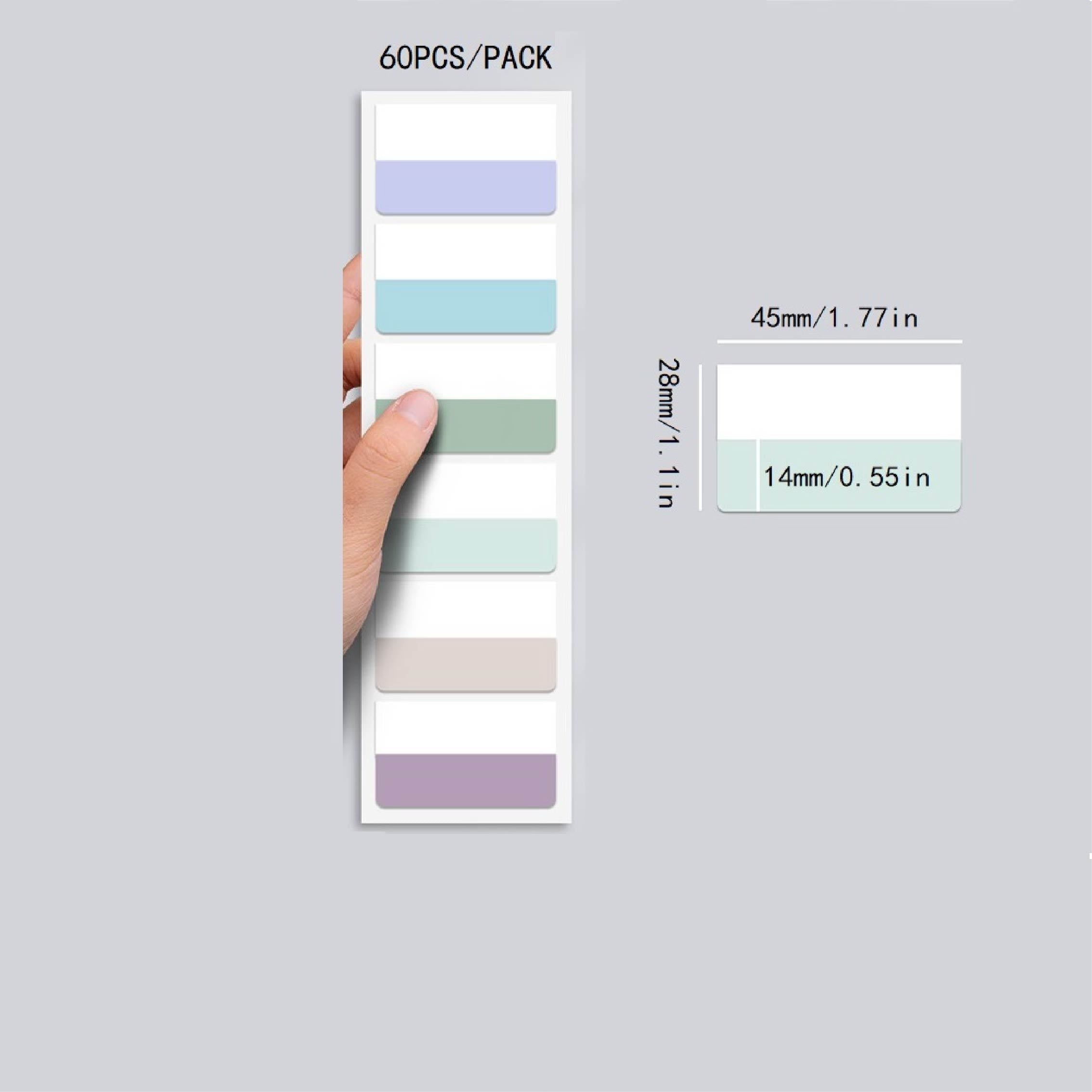 Multicolor Self-Adhesive Index Label Marker Page Book Notebook