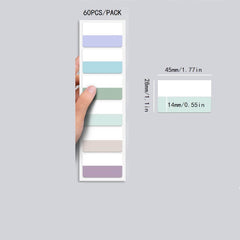 Multicolor Self-Adhesive Index Label Marker Page Book Notebook