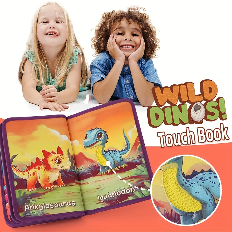 Infant Animal Touch Book - Sensory Development Toy