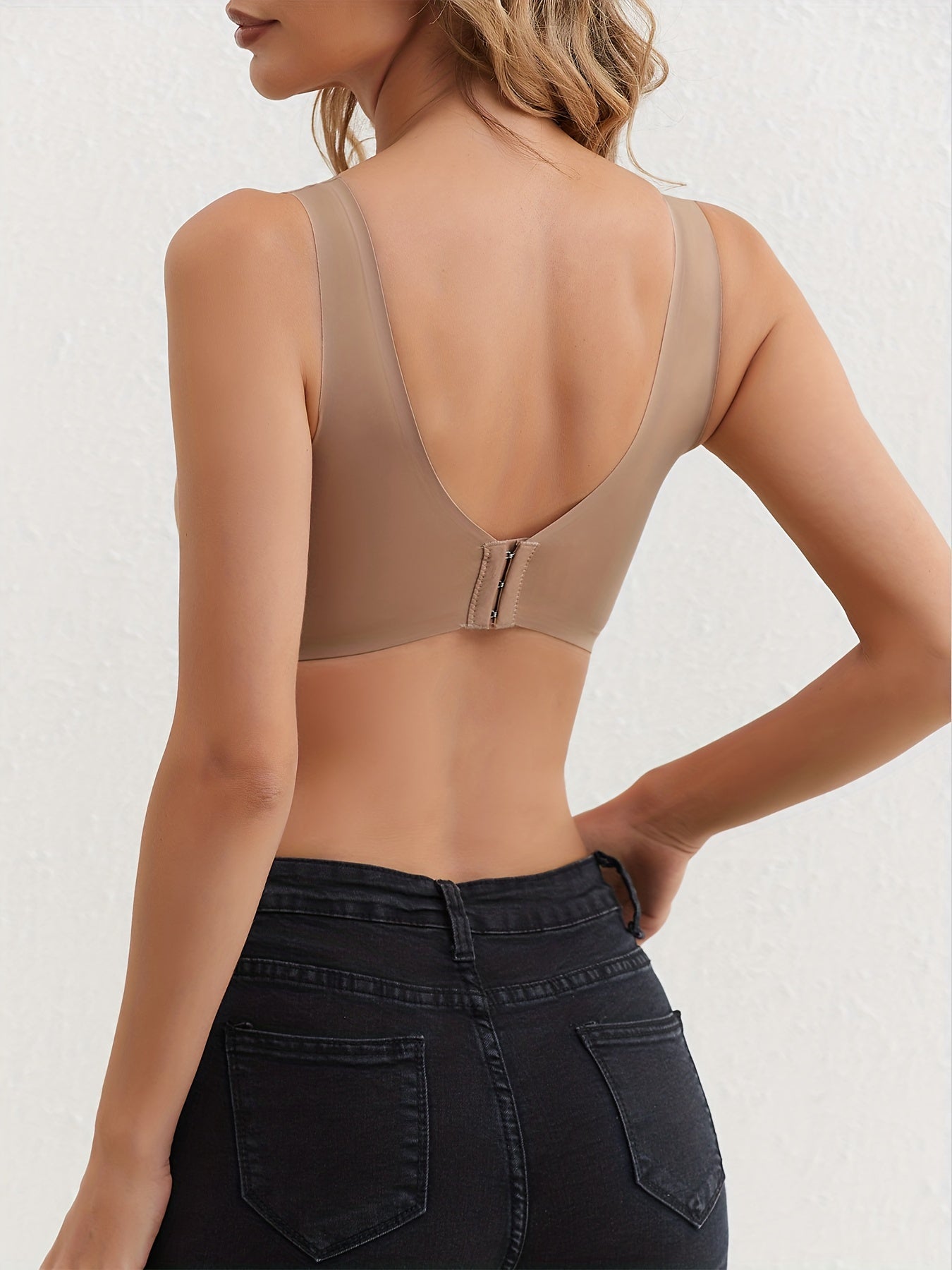 4pcs Seamless Solid Sports Bras for Women