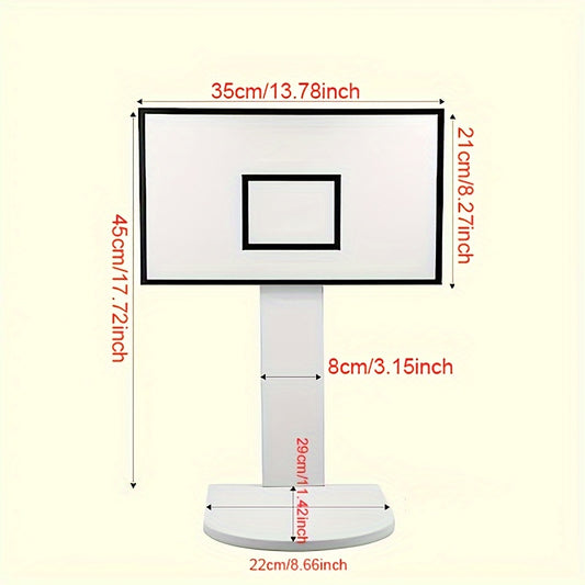 Basketball Rack Shelf Trash Can Holder Home Decor Room Decor