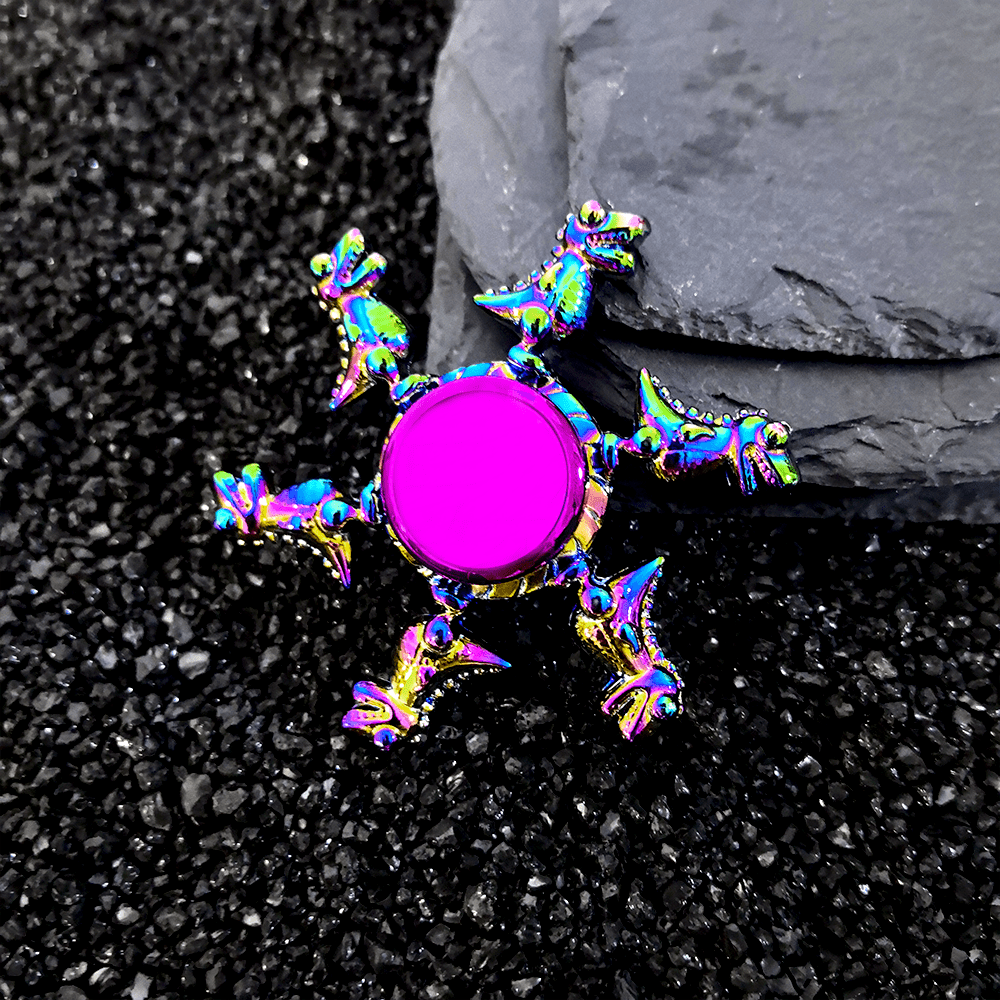 Dinosaur Fidget Spinner Metal Alloy Toy
