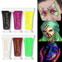 Halloween Face Body Painting Cream Water Soluble Makeup