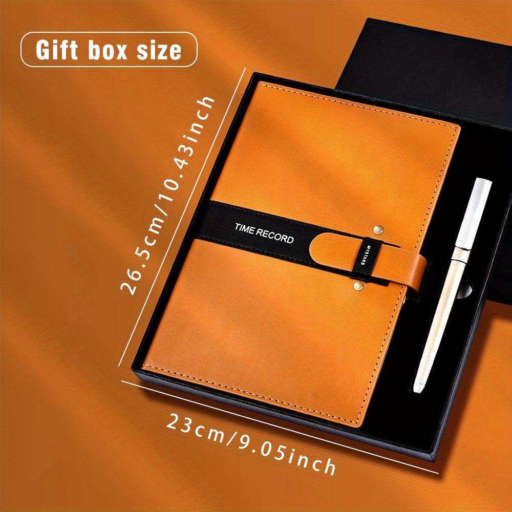Minimalist A5 Diary Notebook with Gift Pen - Business Notepad - 21x14cm