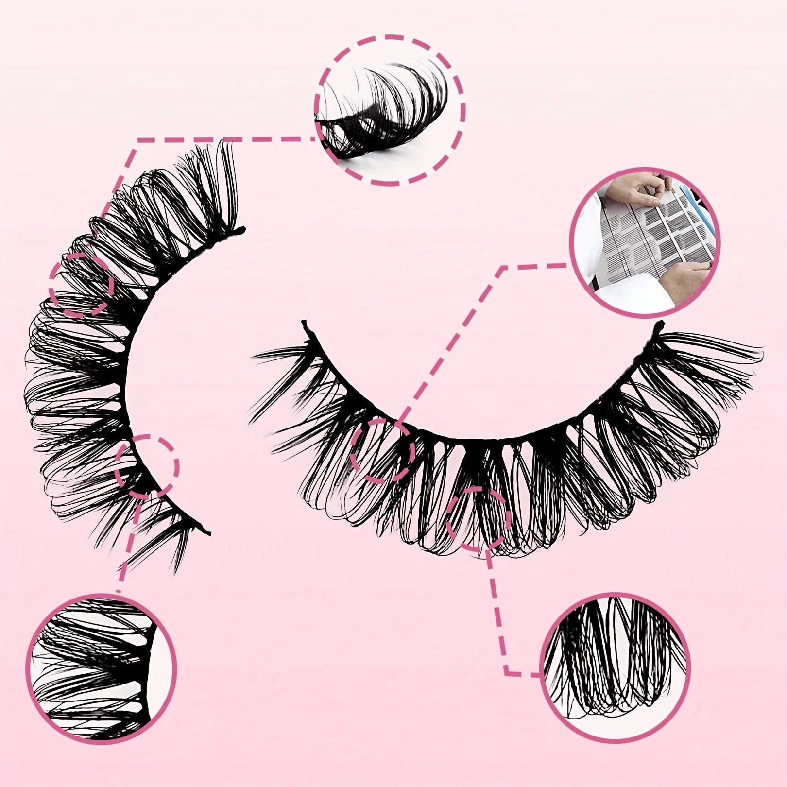 3 Pairs Fluffy 3D Mink Lashes 100 Cruelty Reusable Natural Eyelashes