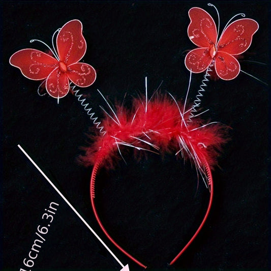 Cartoon Butterfly Hair Hoop Dress Up Headwear