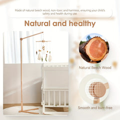 Kids Bedside Bell Stand with Colorful Decorations