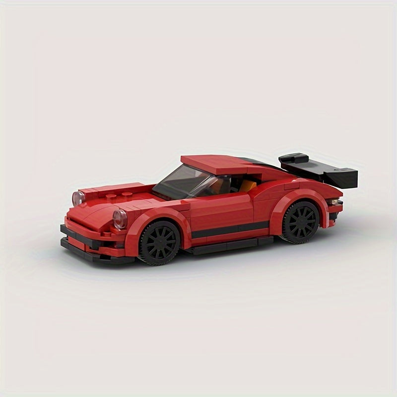 165pcs Classic Red Sports Car Building Blocks Set Educational Model Toy