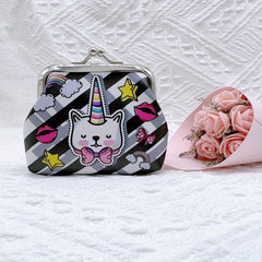 Cat Pattern Coin Purse Bag Birthday Gift