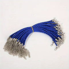 10pcs Mixed Leather Lace Braided Bracelet Rope DIY Jewelry Hand Braided Rope