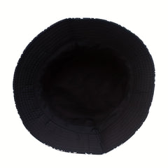 Skull Print Bucket Hat Men's Women's Outdoor Sunshade Basin Hat