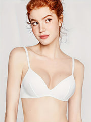 Solid Wireless Bra Comfy & Breathable Skin friendly Bra Women's Lingerie