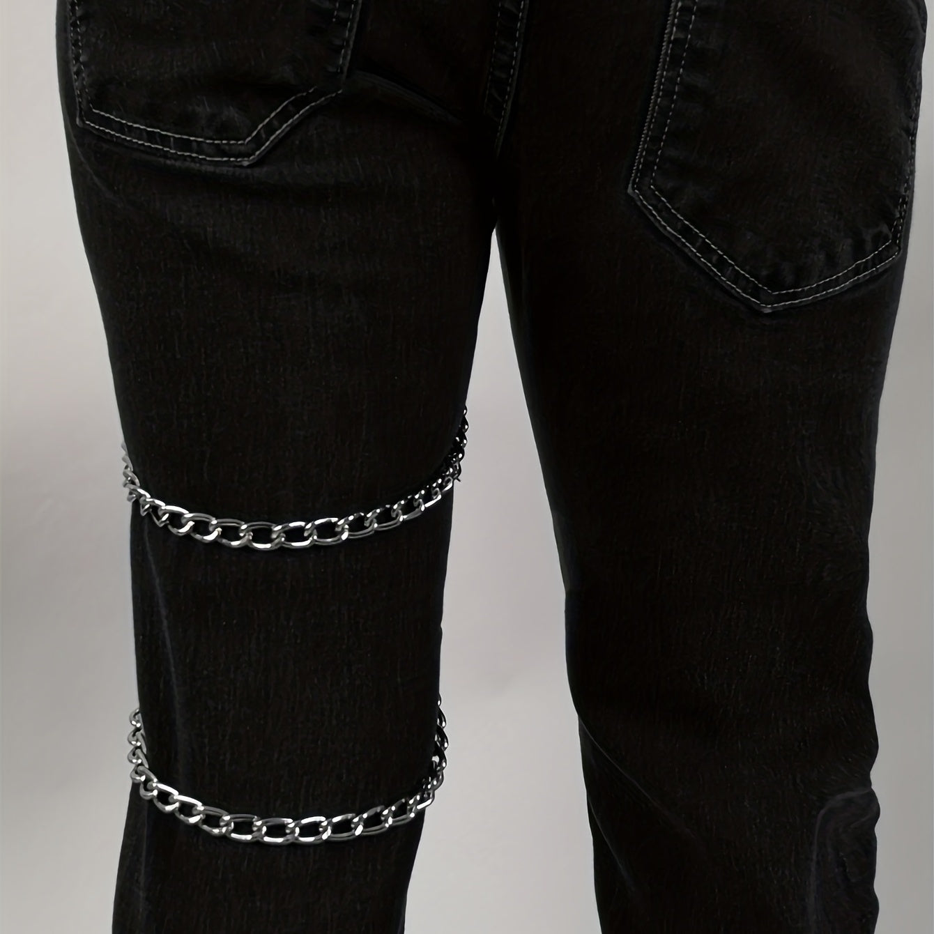 Men's Leg Chain Belt Punk Hip Hop Street Dance Leg Ring Jewelry