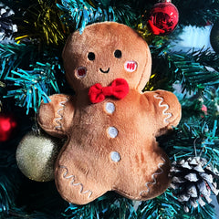 Christmas Gingerbread Plush Doll Festive Party Decoration