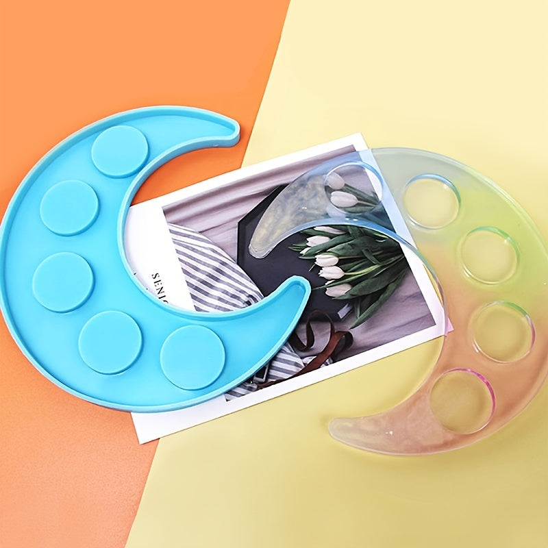 Moon Tray Wine Holder Silicone Mold for DIY Crafts