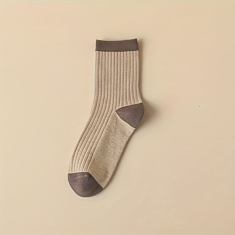 Colorblock Crew Socks Women's Stockings & Hosiery
