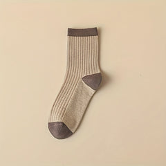 Colorblock Crew Socks Women's Stockings & Hosiery