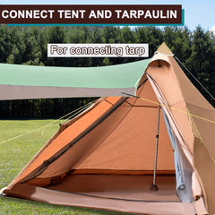 Tent Top Hat Adapter for Teepee Tarp
