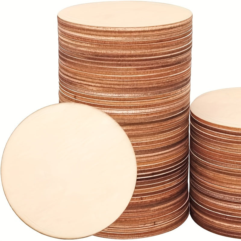 10pcs Wooden Blocks DIY Crafts Games 3.93in Unfinished Bricks