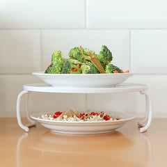 Multifunctional Microwave Rack Tray with Handle for Cooking