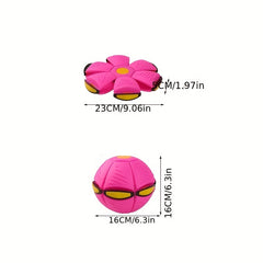 Elastic Deformed Flying Saucer Ball Outdoor Educational Toy