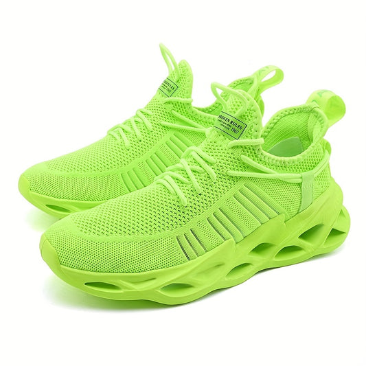 Men's Breathable Blade Sneakers Lace up Running Shoes