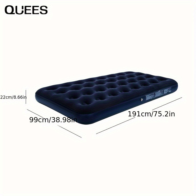Inflatable Mattress with 2 Pillows - Portable Air Bed for Home and Camping