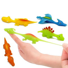Catapult Launching Dinosaur Finger Toy - Fun Tricky Slingshot