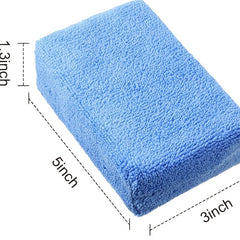 4pcs Microfiber Applicator Pads 7 62 12 Microfiber Sponge Car Wash Pads