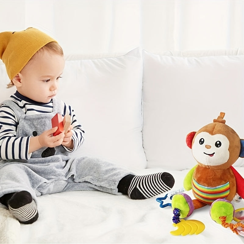 Baby Stroller Pendant Toy Animals Plush Fabric Soothing Kids Toys