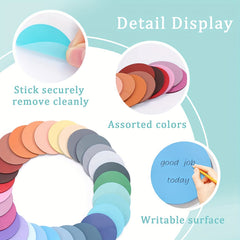 35PCS Colorful Transparent Sticky Notes Memo Stickers for Home & Office Use