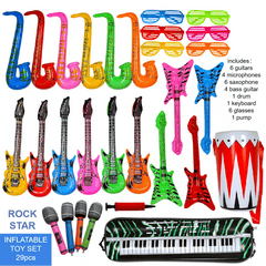 80s & 90s Party Supplies - Neon Photo Props Set
