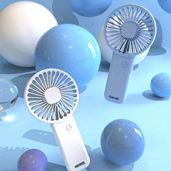 Mini Handheld Fan USB Rechargeable Portable Small Pocket Fan