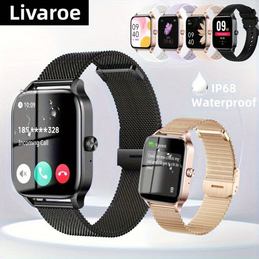 1.85 Sports Fitness Smartwatch Wireless Calling Message Music Control