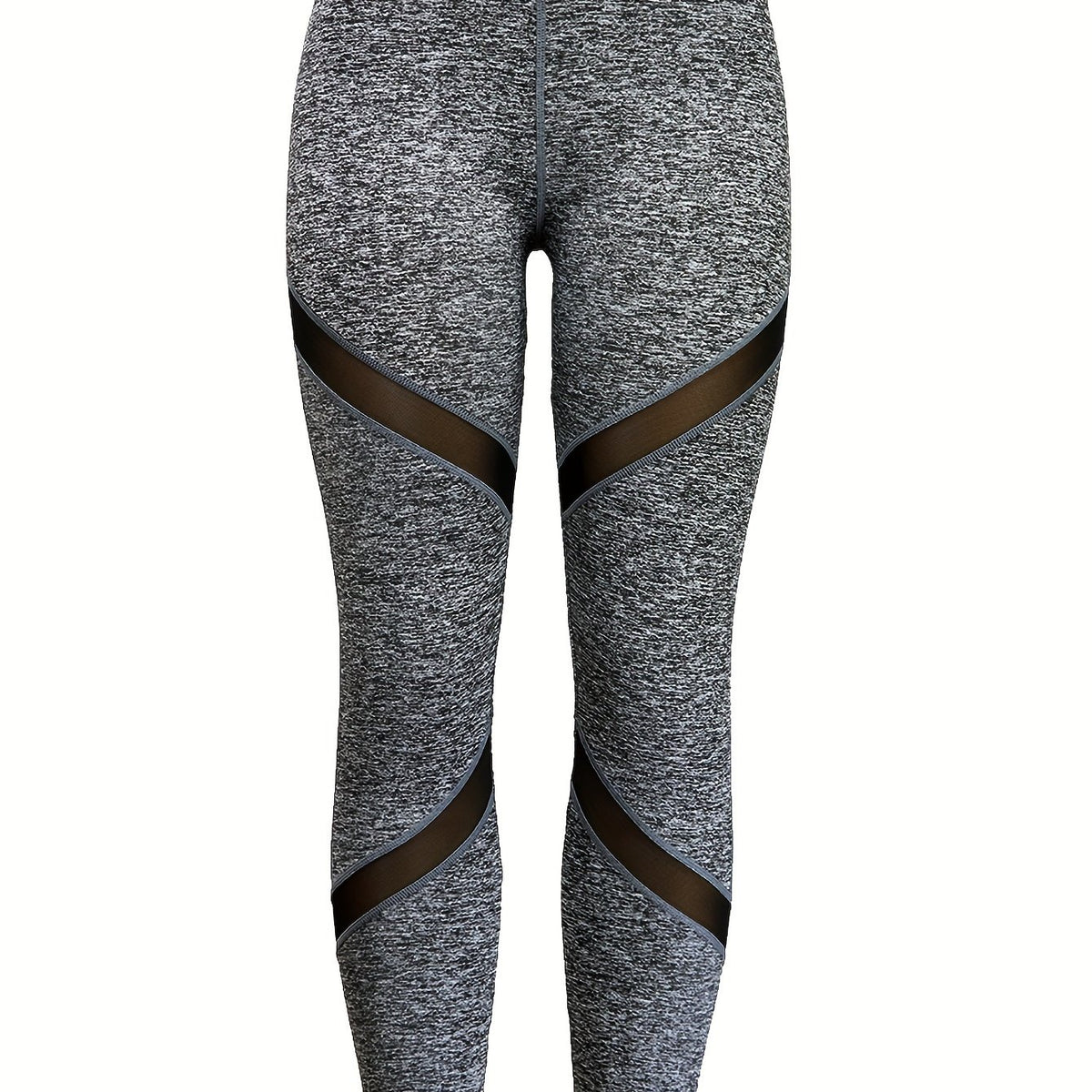 Women's Mesh Patchwork Yoga Leggings Butt Lifting High Stretch Pants