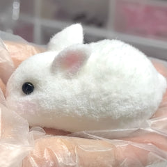 Mini Soft Rabbit Toy Simulation Rabbit Toy Desktop Ornament