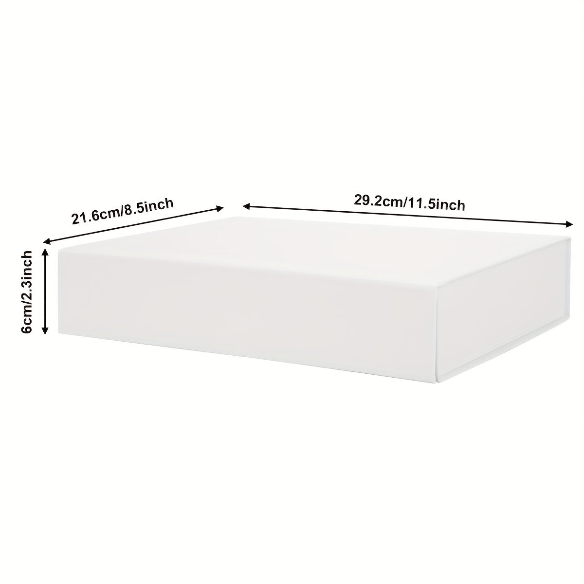 Magnetic Lid Shirt Box 29x21x21cm - Sturdy Groomsman Gift Boxes