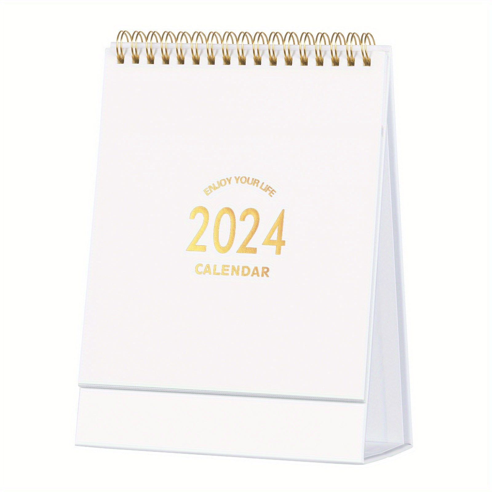 Desk Calendar Standing Flip Small Desktop Calendar