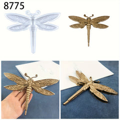 3D Dragonfly Silicone Mold for Chocolate Baking DIY Resin Casting