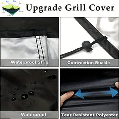 Waterproof BBQ Cover - Outdoor Patio Furniture Cover